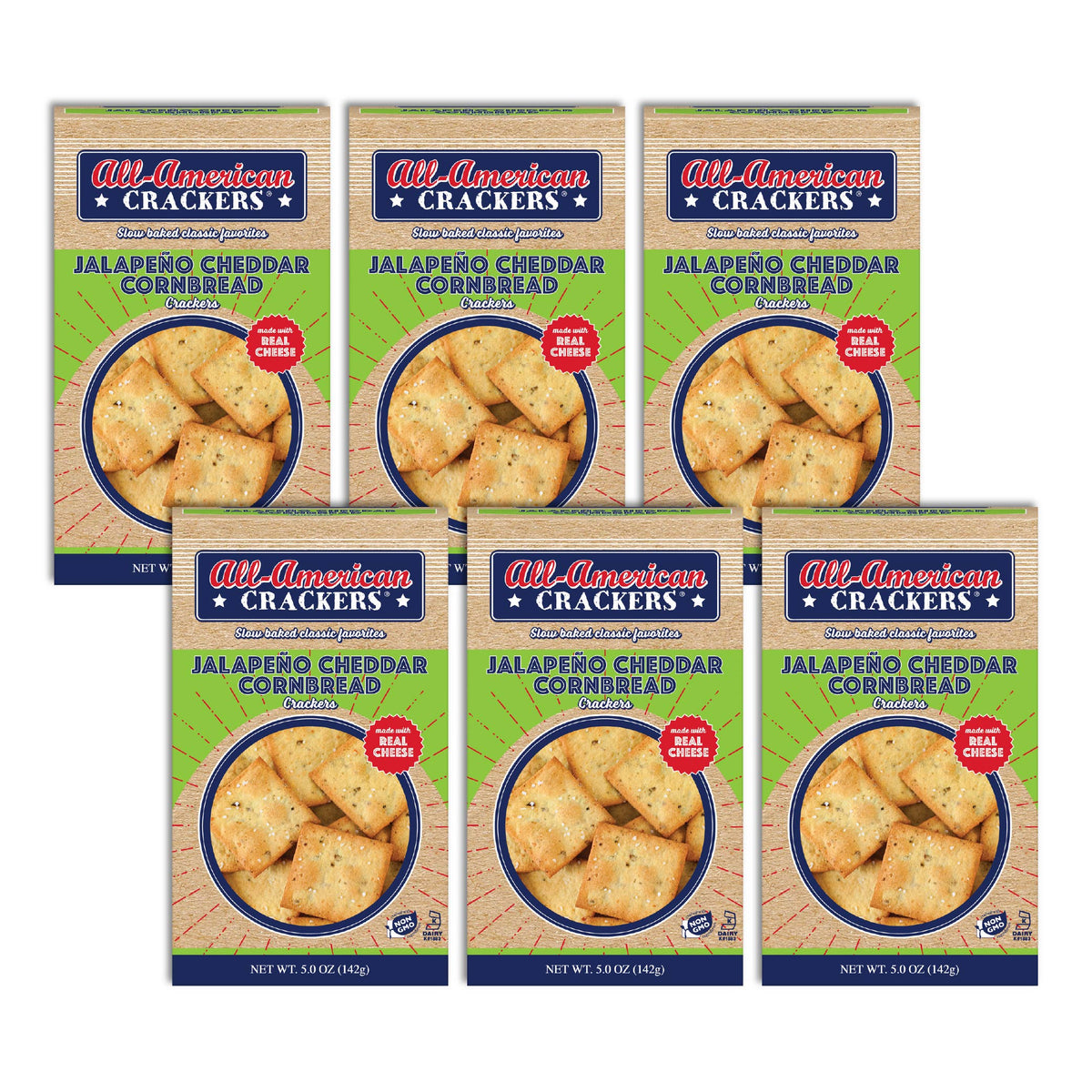 Jalapeno Cheddar Cornbread Snack Crackers