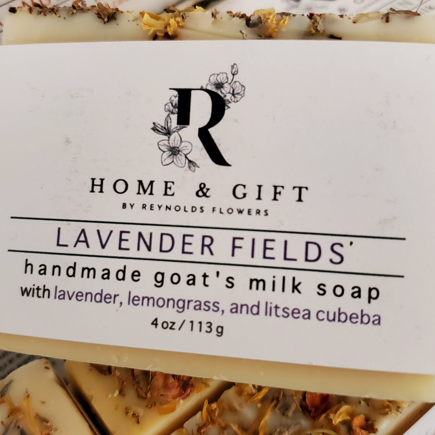 Lavender Fields | Hand-made Goat's Milk Soap | Reynolds Home + Gift