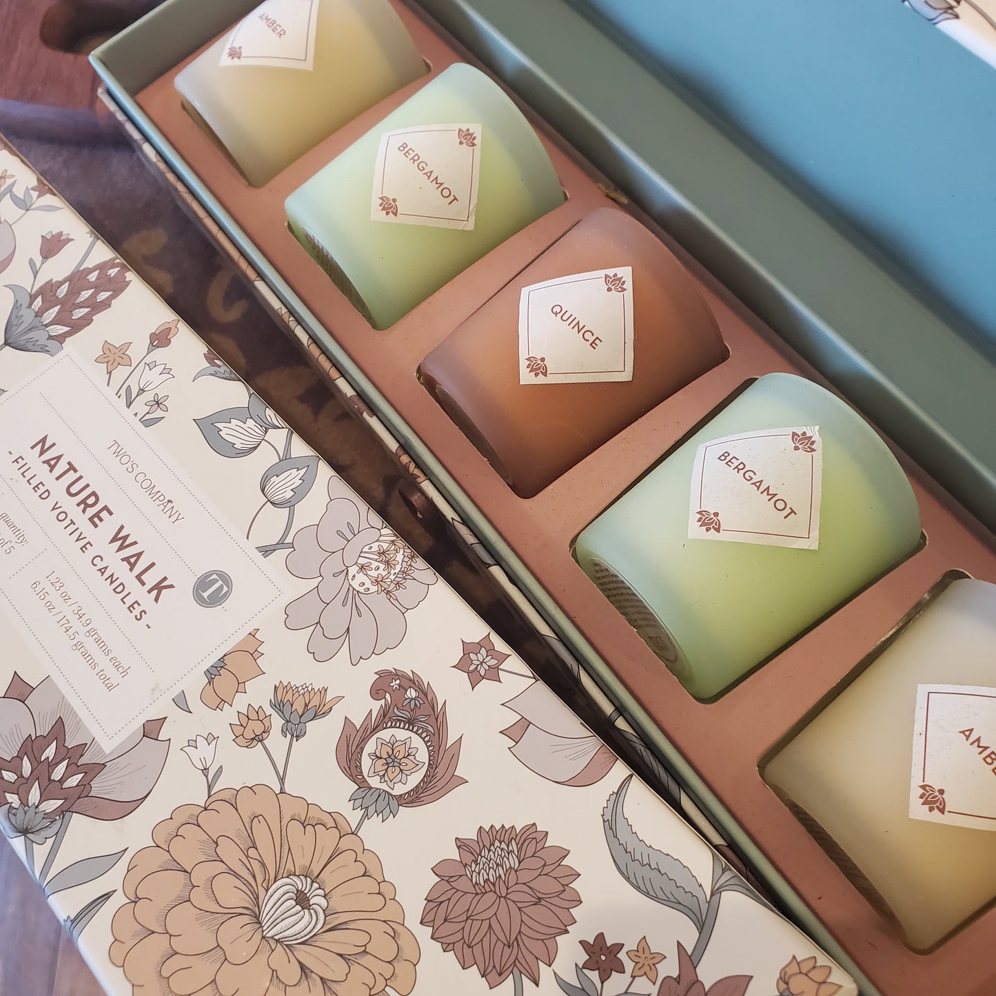 Natures Walk Votive Gift Box