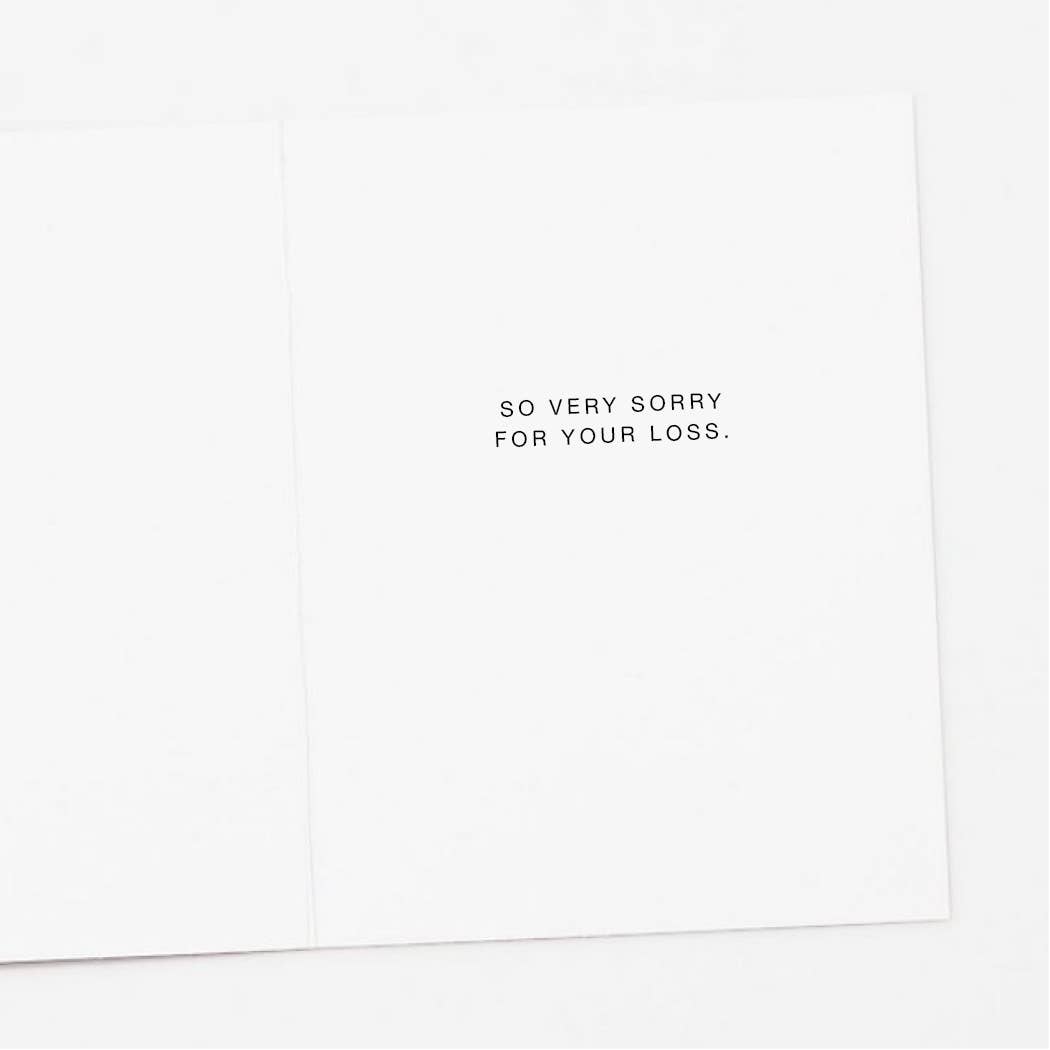 Apple Blossom Sympathy Greeting Card