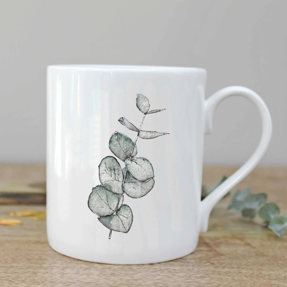 Fine China Botanical Mugs