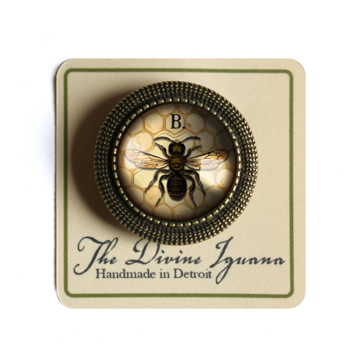 Honey or Worker Bee Brooch