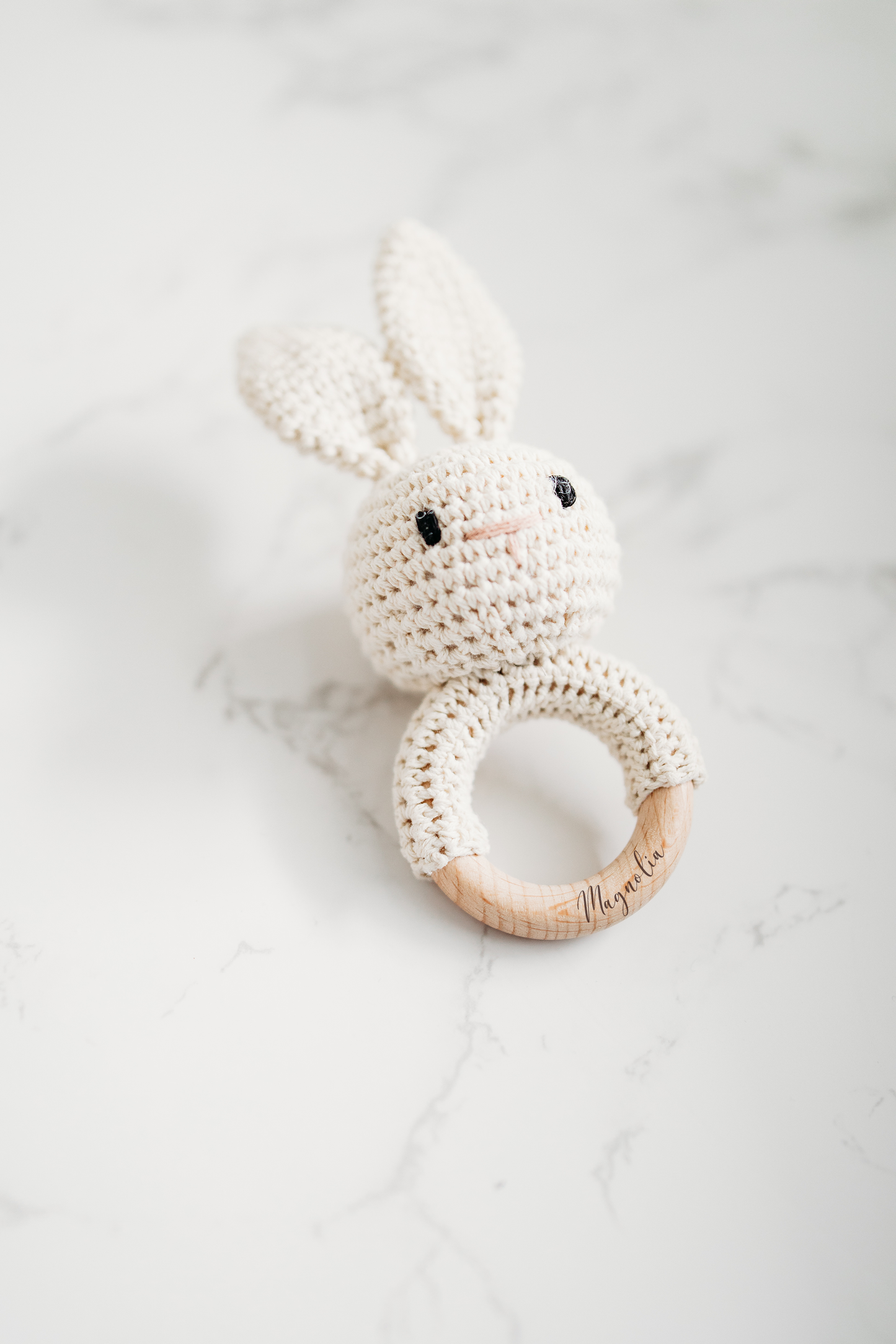 Baby Rattle, Crochet Baby Rattle, Animal Rattle: Giraffe