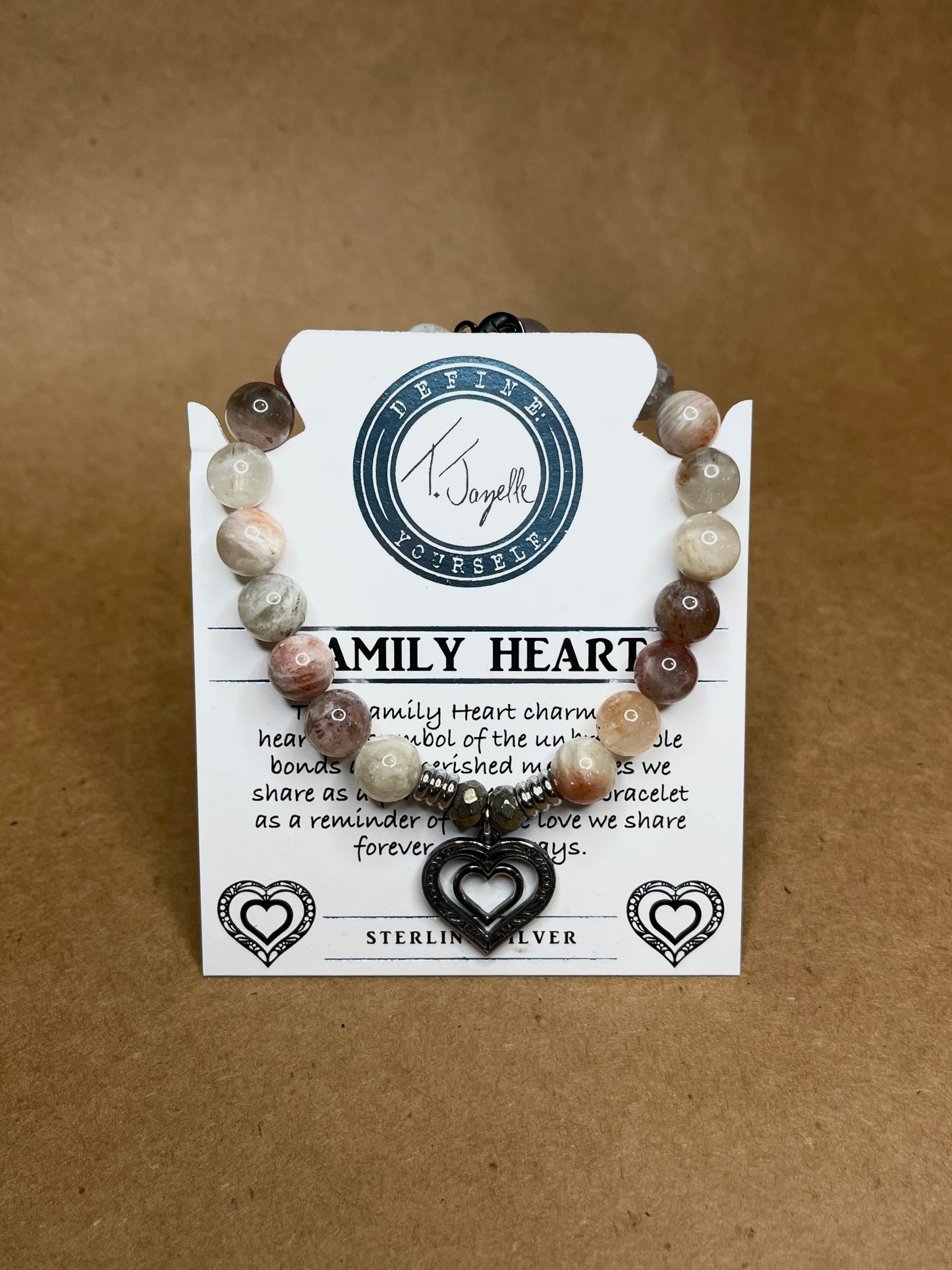 T. Jazelle Gemstone Charm Bracelets - Love & Family Collection