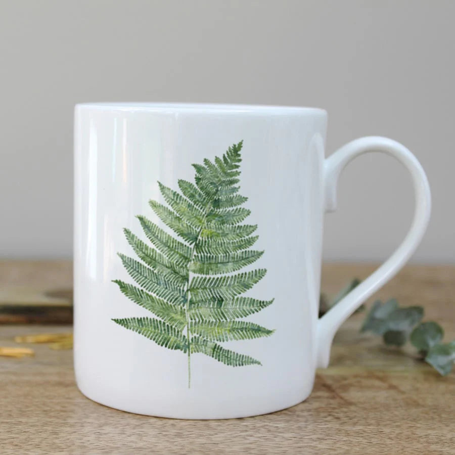 Fine China Botanical Mugs