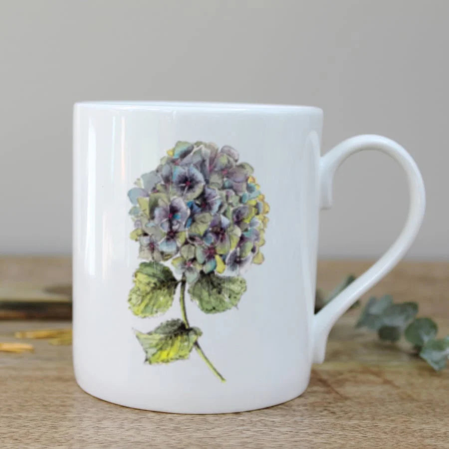 Fine China Botanical Mugs