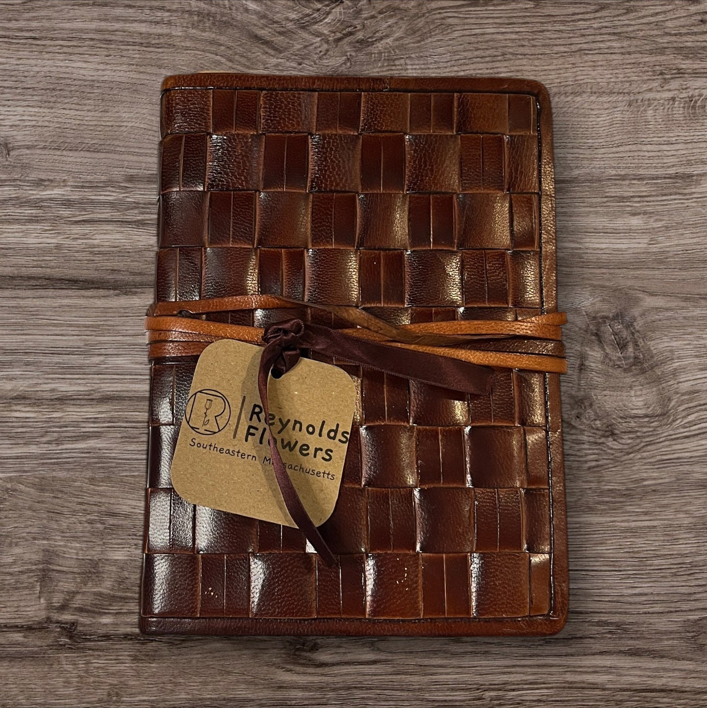 Woven Leather Journal
