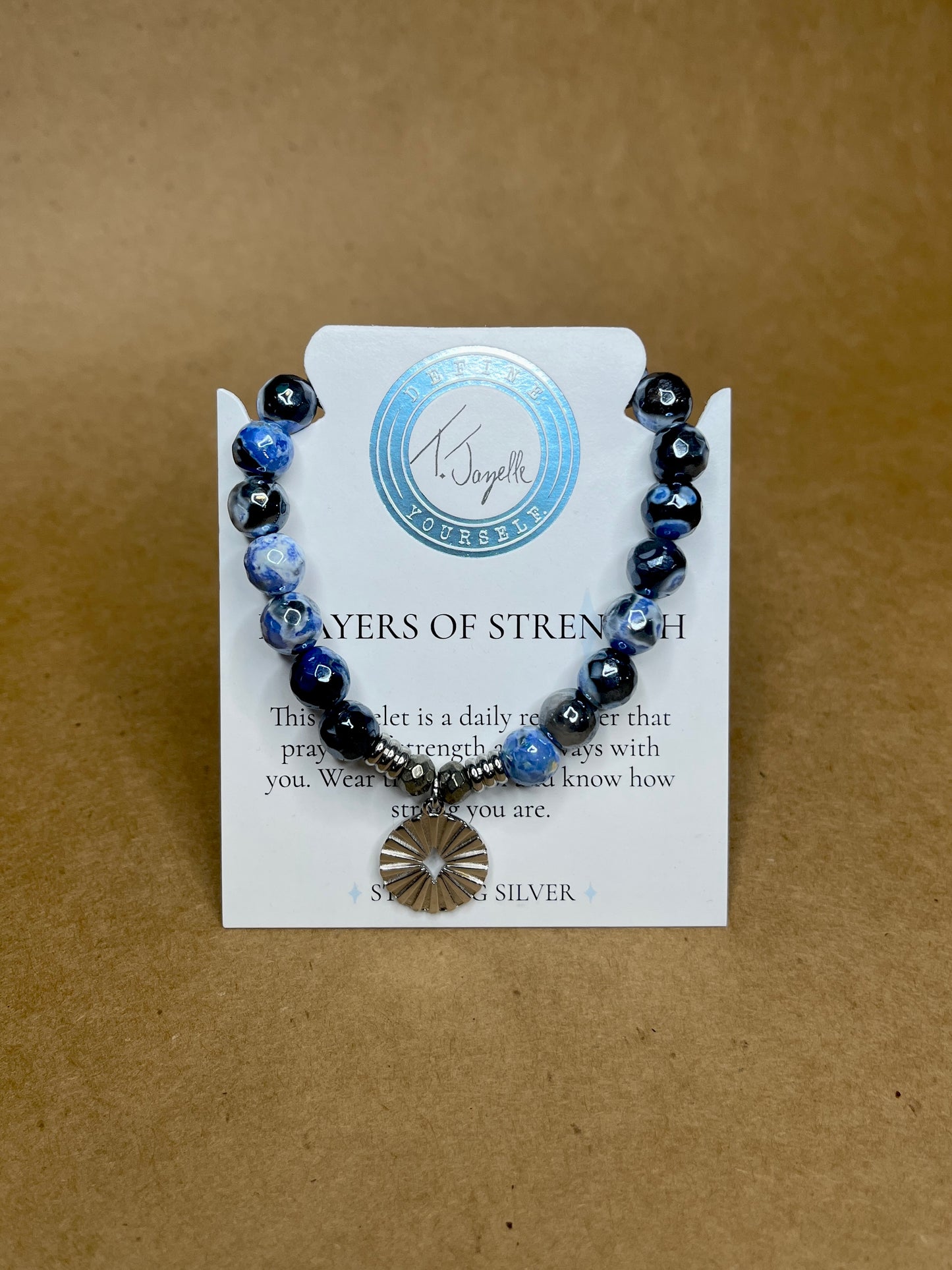 T. Jazelle Gemstone Charm Bracelets - Faith & Fortitude Collection
