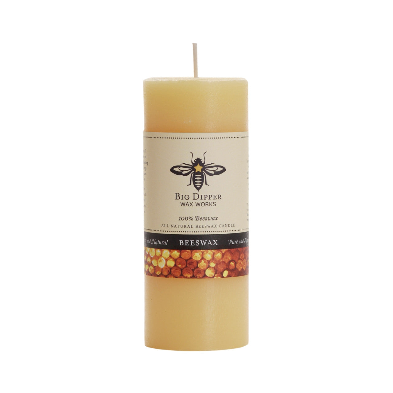 Pure Beeswax Pillar Candles