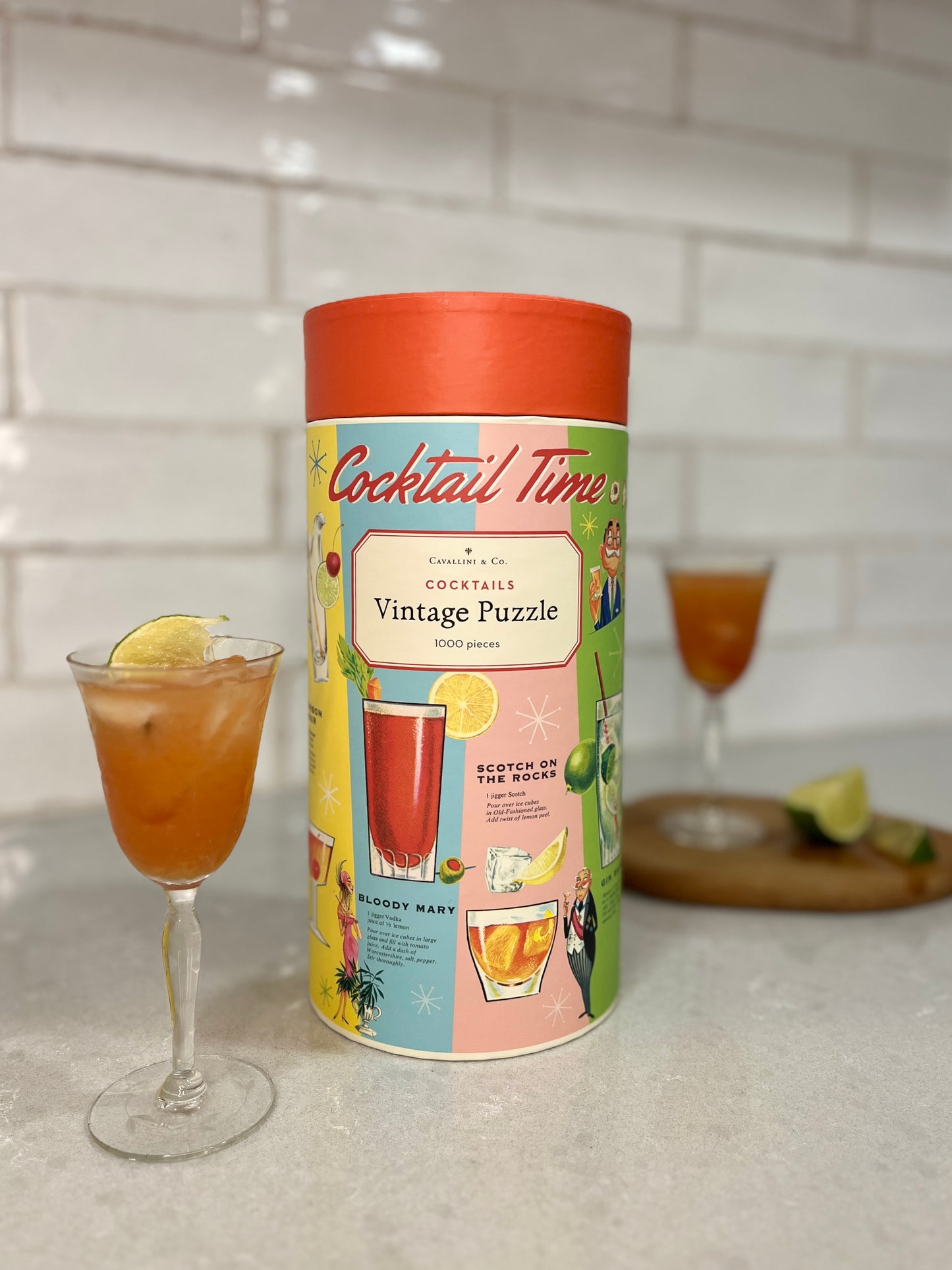Cocktail Time Vintage Puzzle