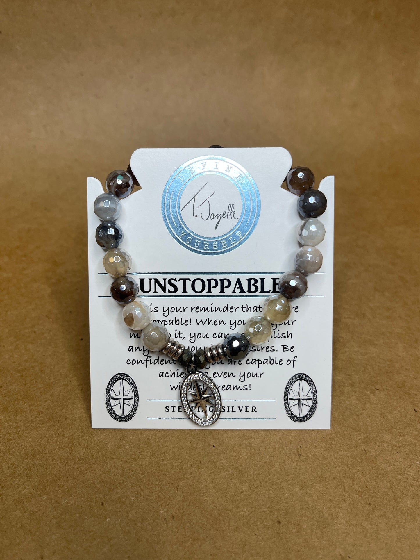 T. Jazelle Gemstone Charm Bracelets - Faith & Fortitude Collection