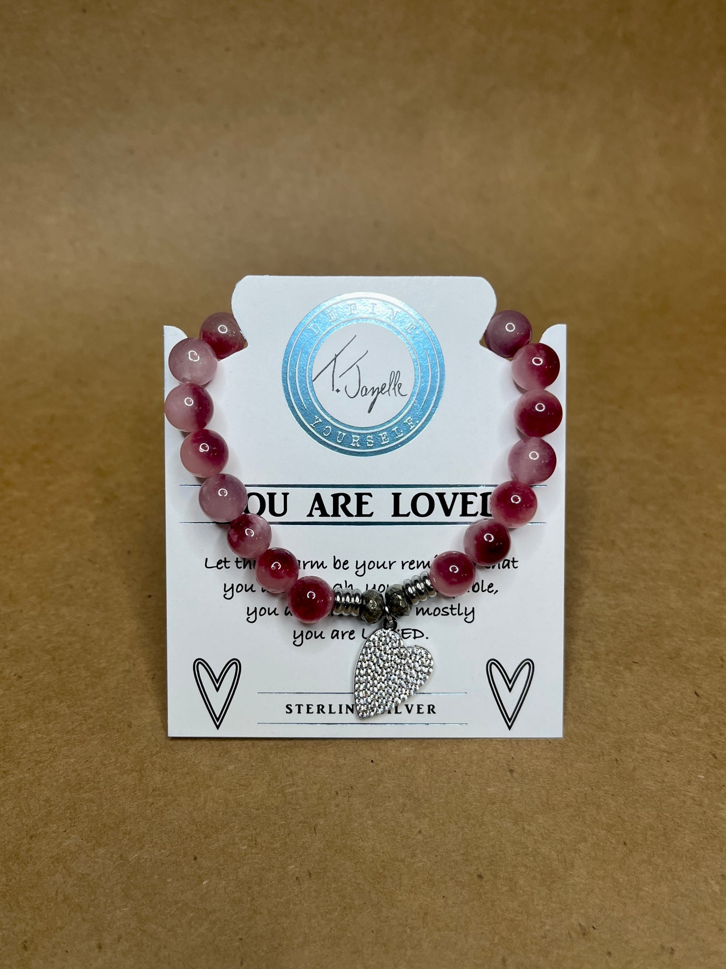 T. Jazelle Gemstone Charm Bracelets - Love & Family Collection