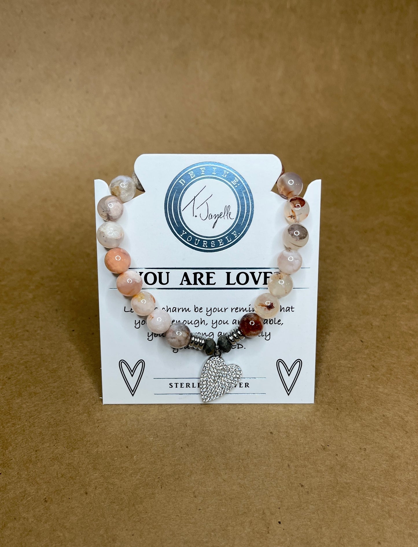 T. Jazelle Gemstone Charm Bracelets - Love & Family Collection