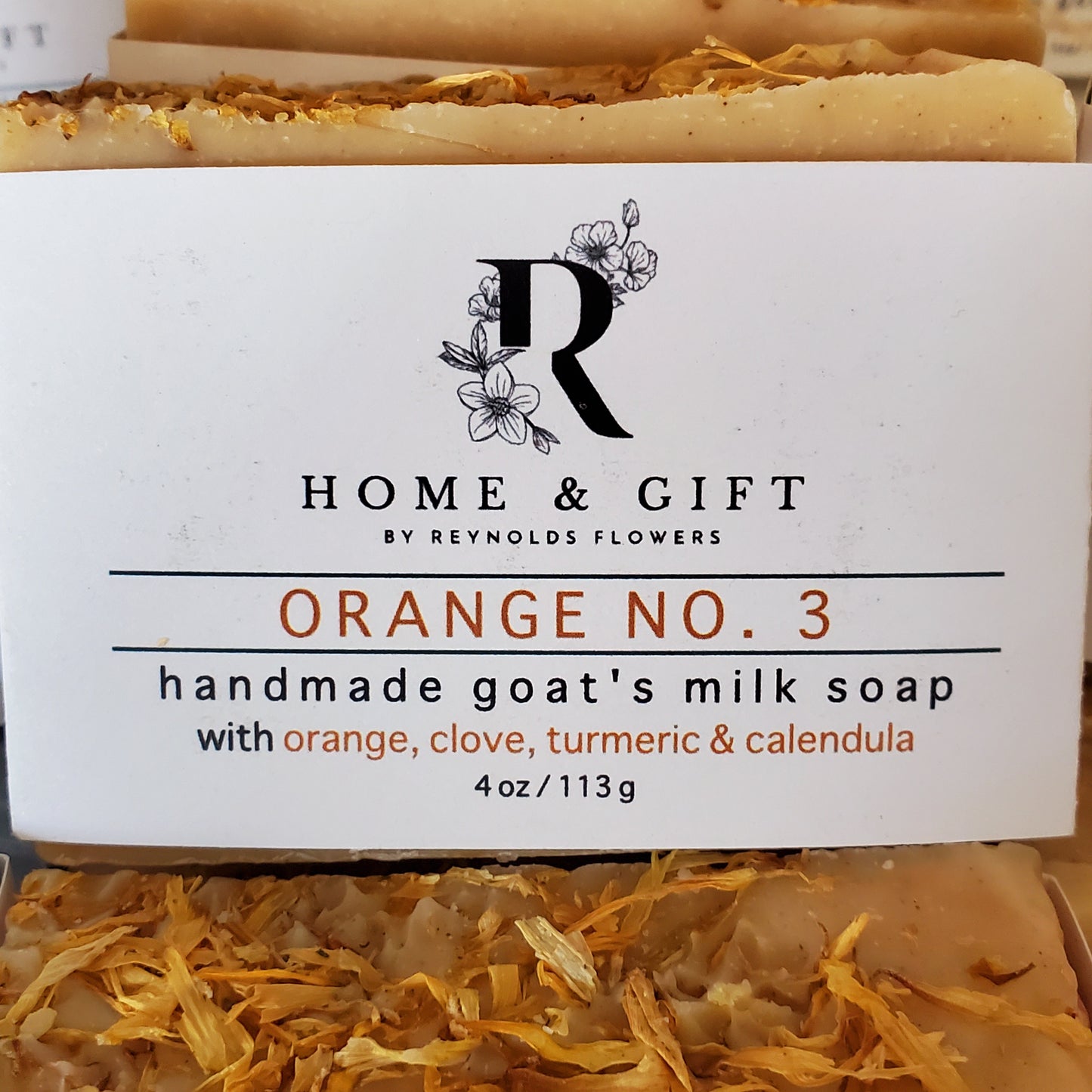 Orange No. 3 | Hand-made Goat's Milk Soap | Reynolds Home + Gift