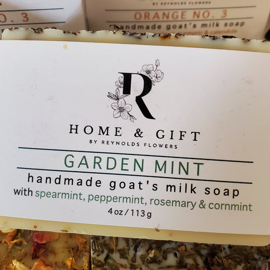 Garden Mint | Hand-made Goat's Milk Soap | Reynolds Home + Gift