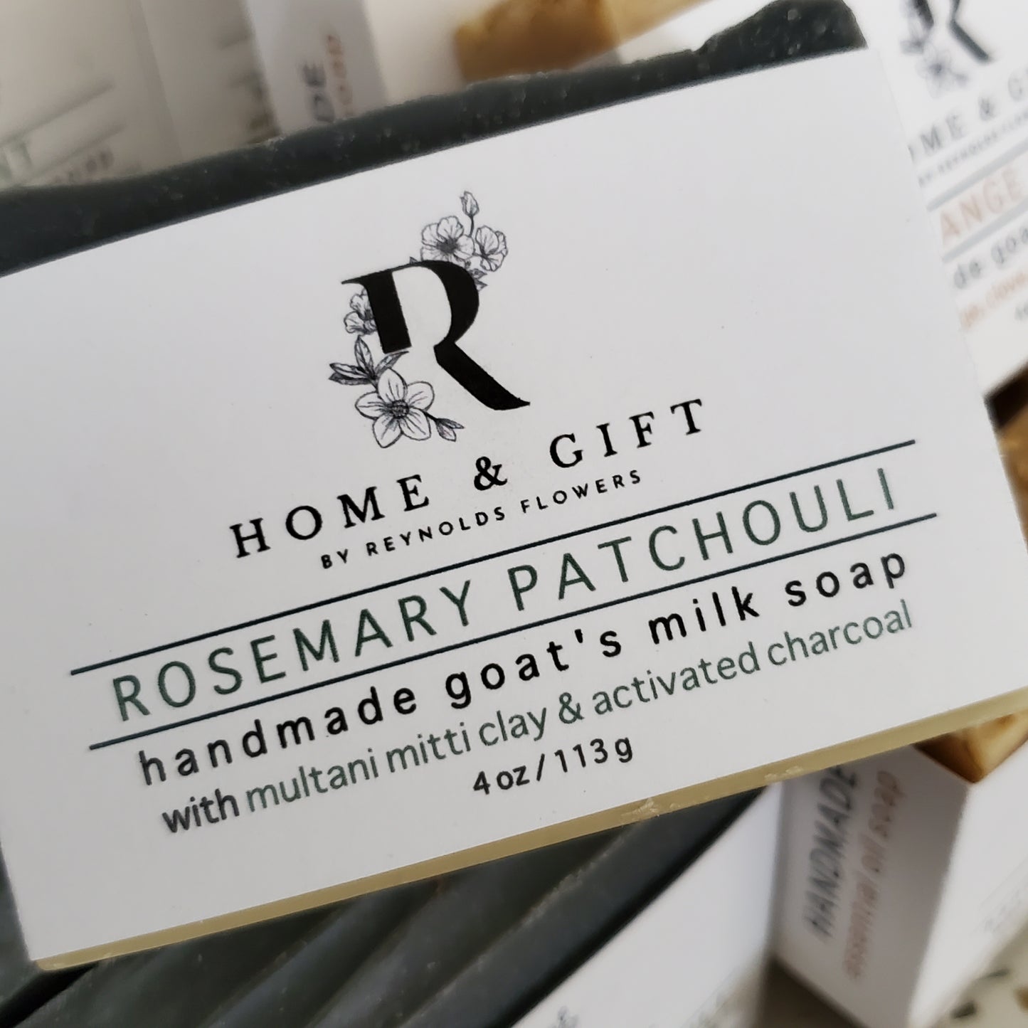 Rosemary Patchouli | Hand-made Goat's Milk Soap | Reynolds Home + Gift