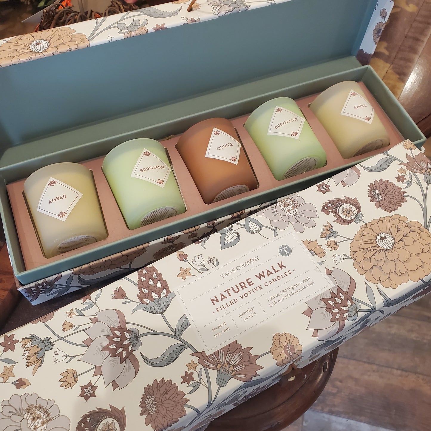 Natures Walk Votive Gift Box