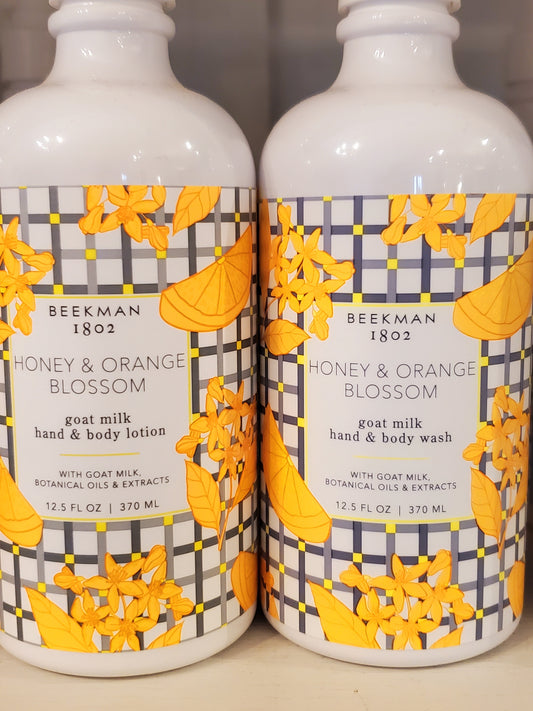 Beekman 1802 Honey & Orange Blossom  Hand & Body Wash 12.5oz