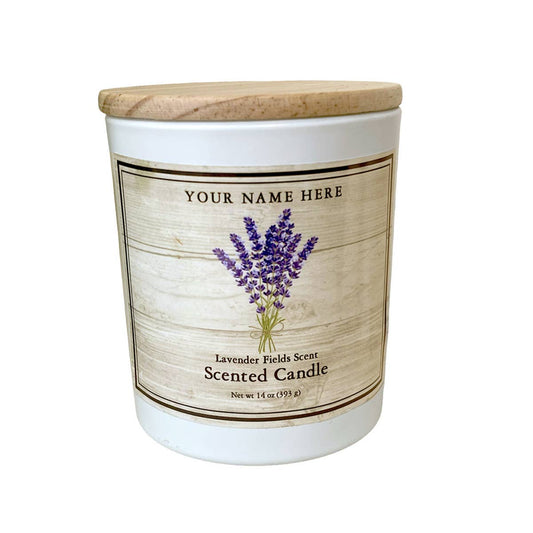 Customizable Farm Market Lavender Soy Candle 14 oz