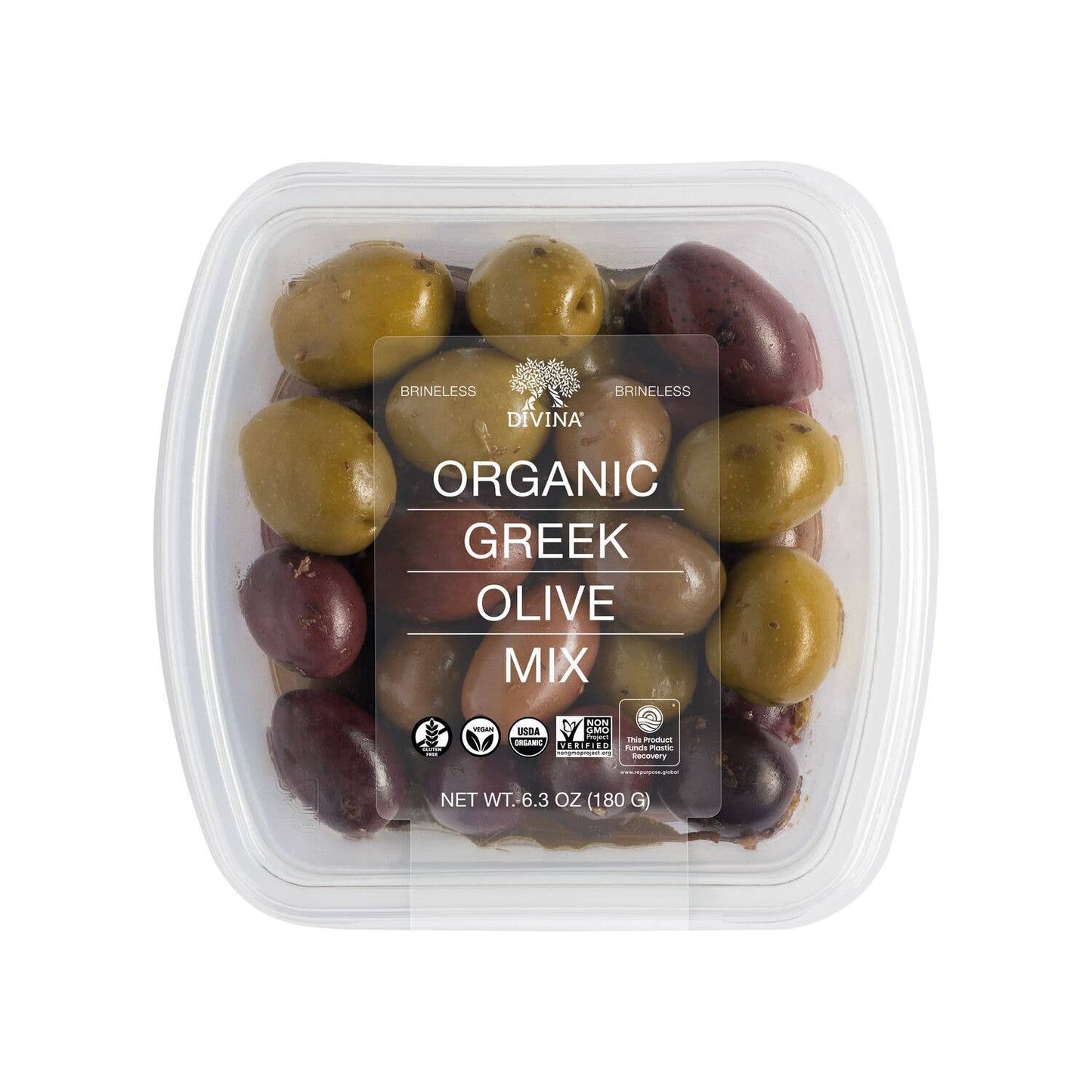 Organic Greek Olive Mix Deli Cup