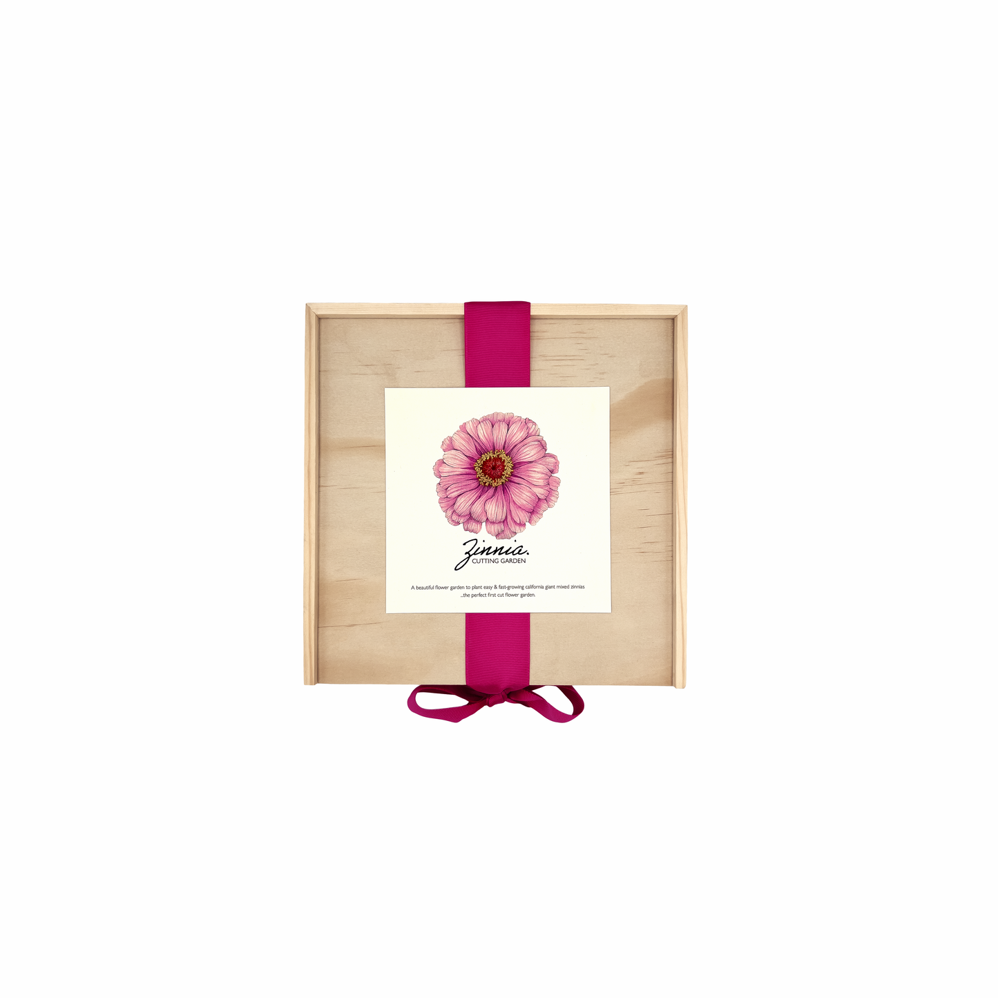 NEW Flower Cutting Garden Box | Mixed Zinnia | Mother's Day