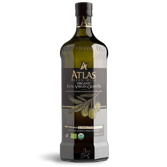 Atlas Organic Extra Virgin Olive Oil | Glass bottles: ATLAS 1L