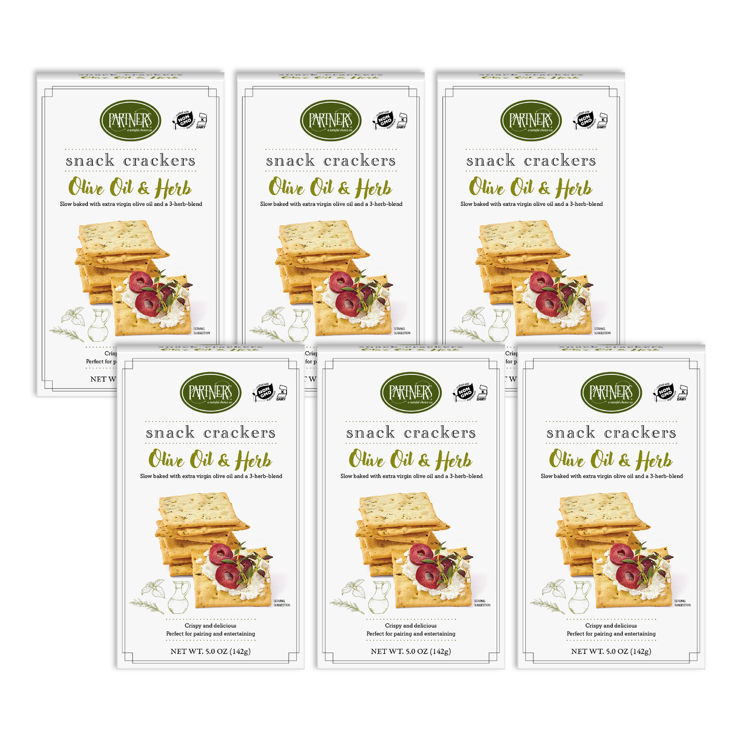 Olive Oil & Herb Snack Crackers
