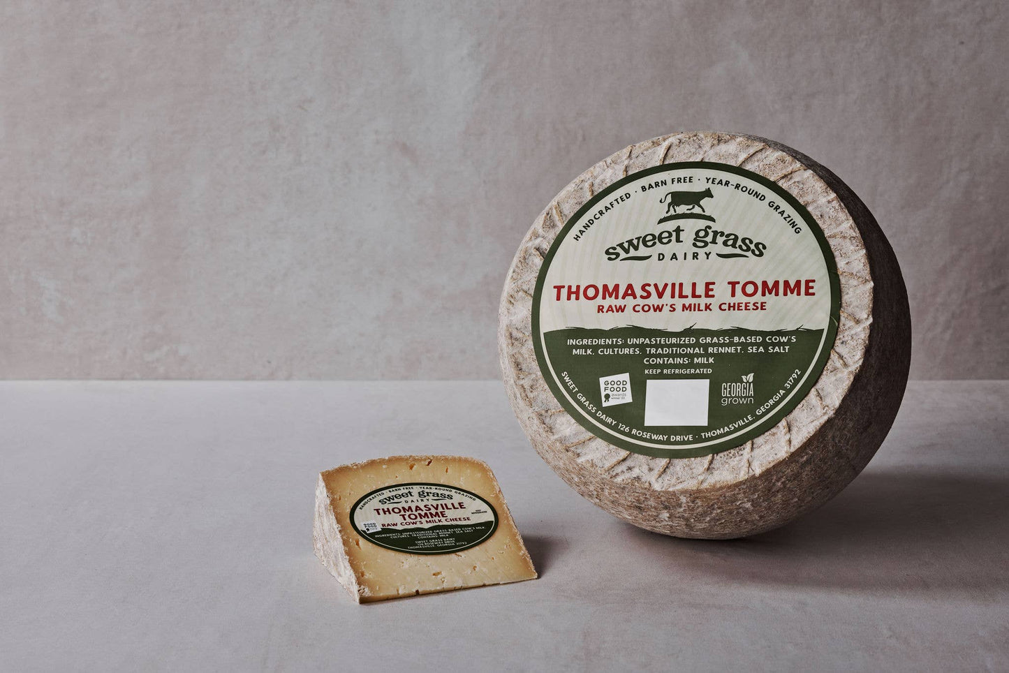 Thomasville Tomme Cheese, Sweet Grass Dairy