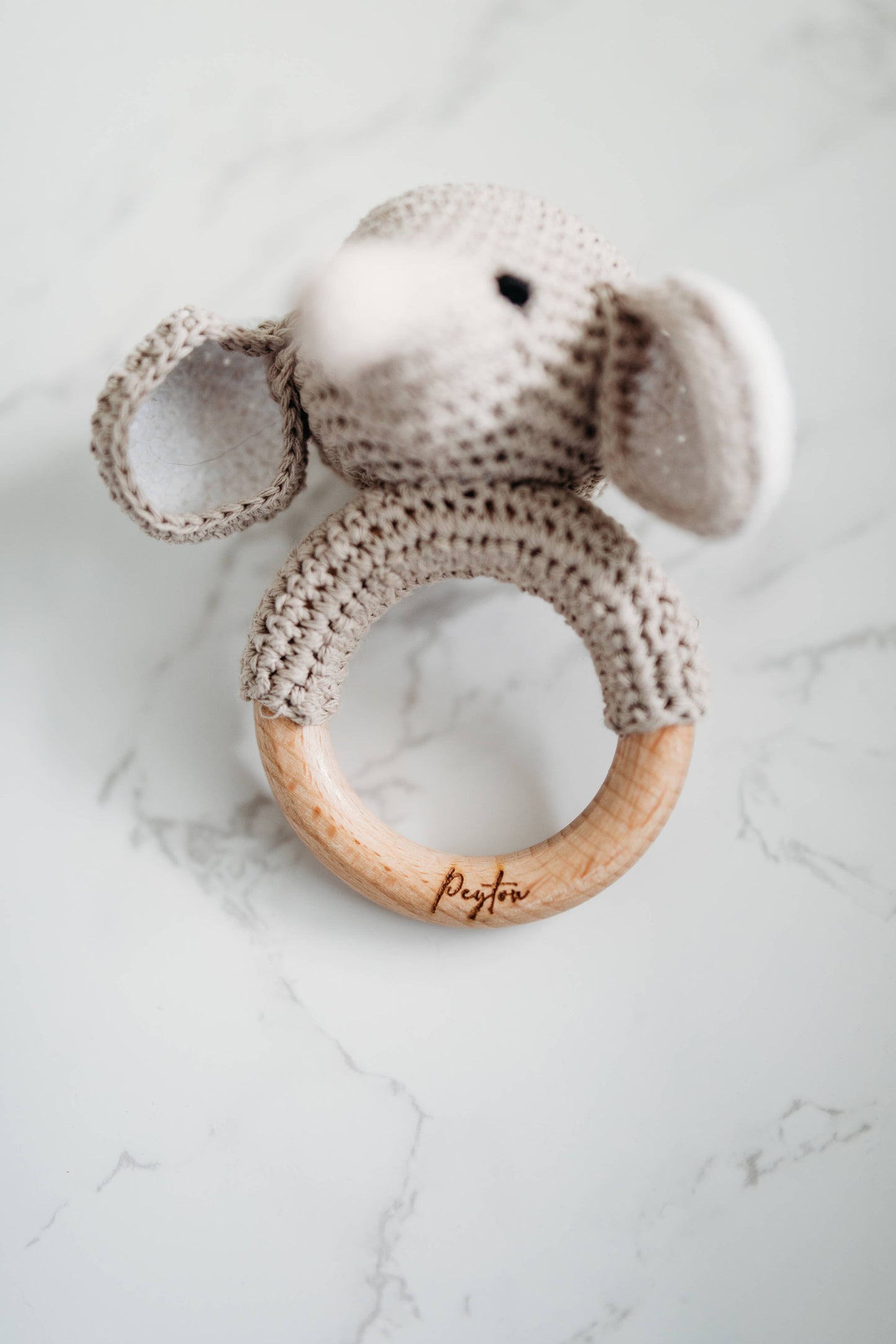 Baby Rattle, Crochet Baby Rattle, Animal Rattle: Giraffe
