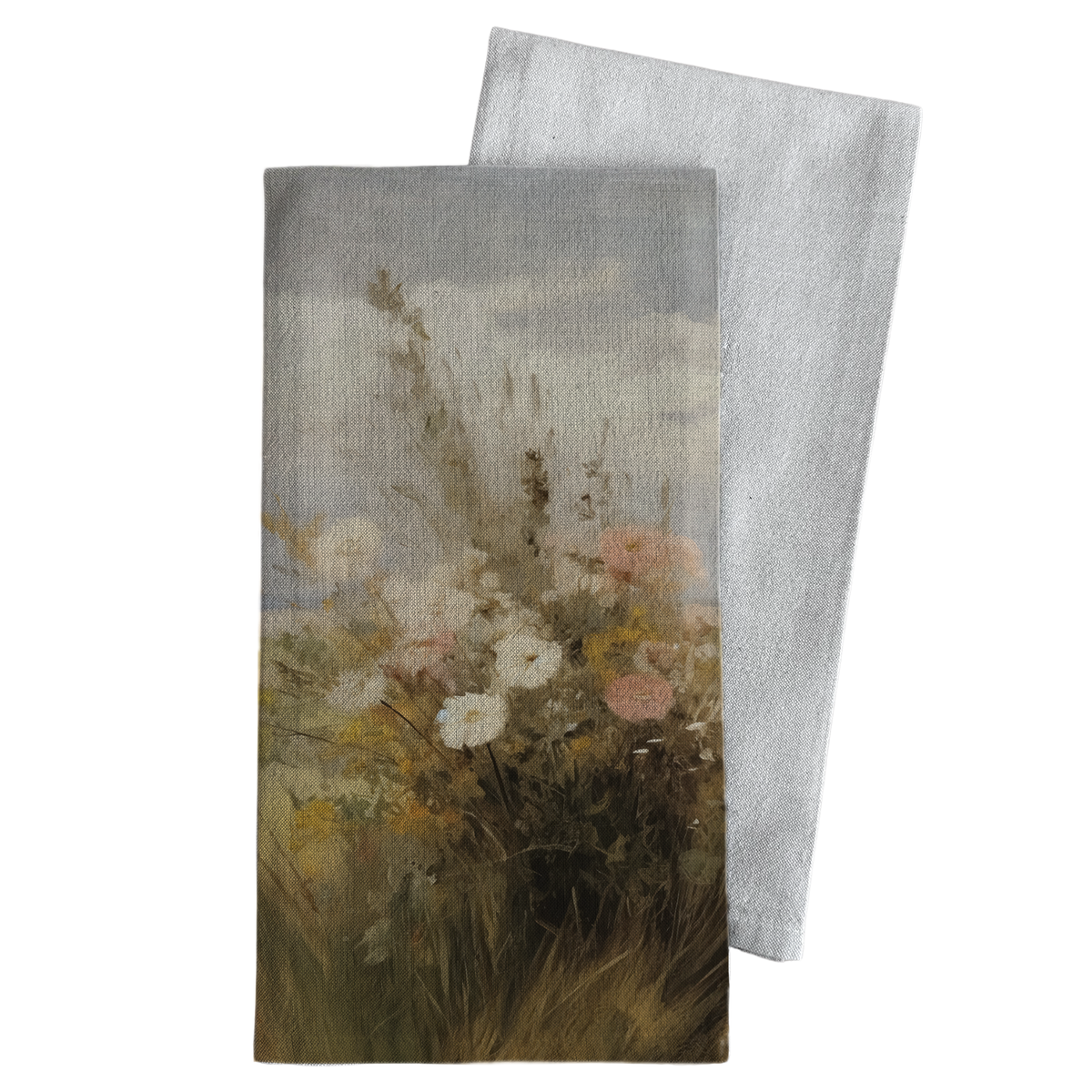 Wildflower Tea Towel: Natural