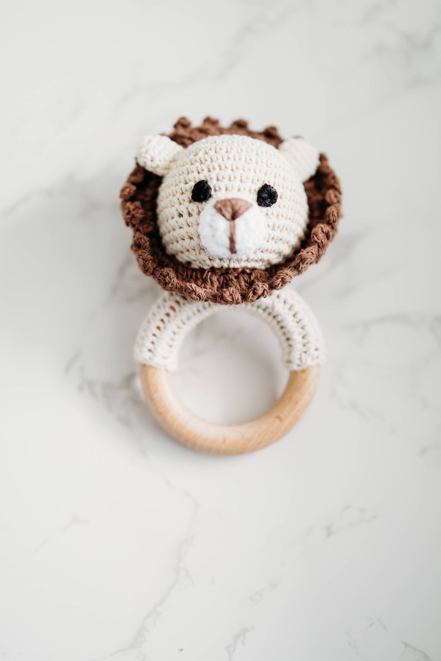 Baby Rattle, Crochet Baby Rattle, Animal Rattle: Giraffe