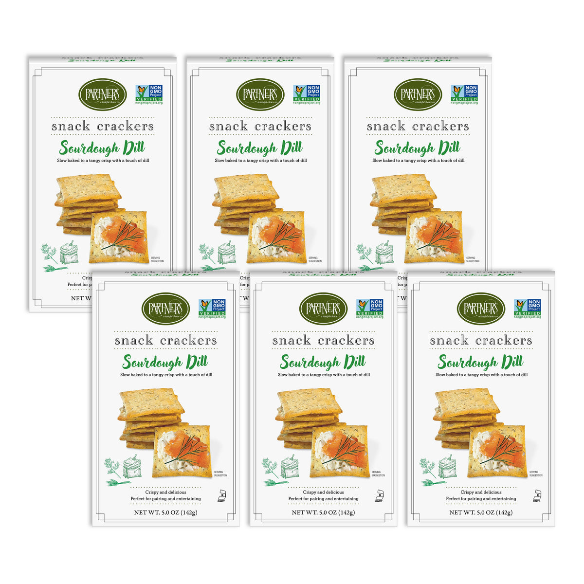 Sourdough Dill Snack Crackers