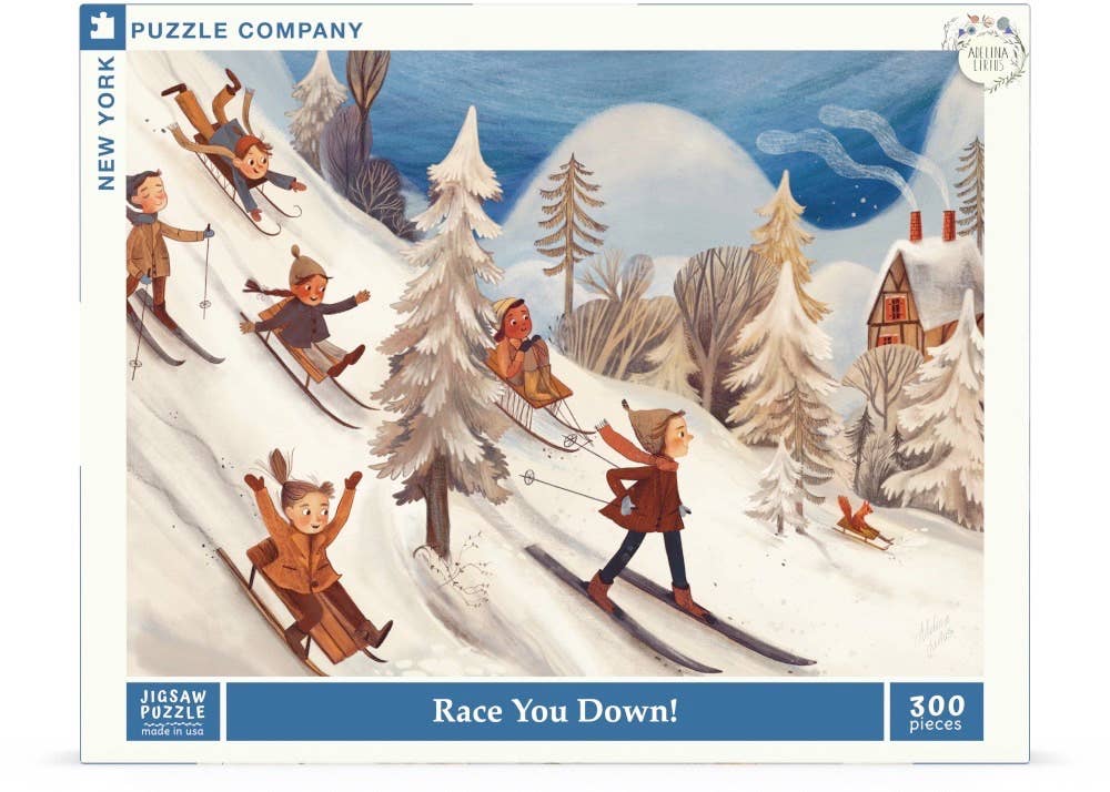 Race You Down! - 300 Piece Jigsaw Puzzle