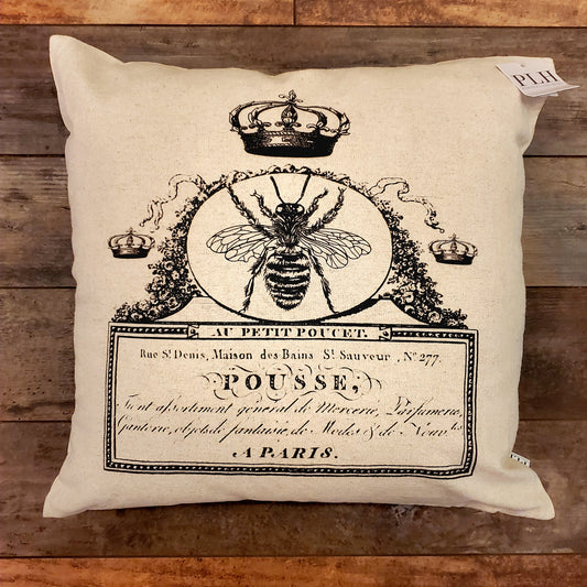 French Bee Pillow