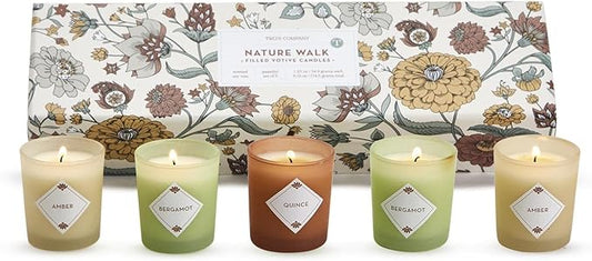 Nature Walk Votive Candle Set