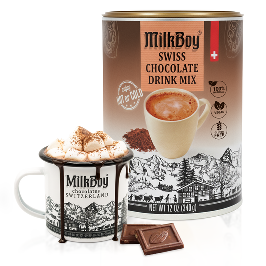 Milkboy Swiss Hot Cocoa 12oz. - New 100% Natural