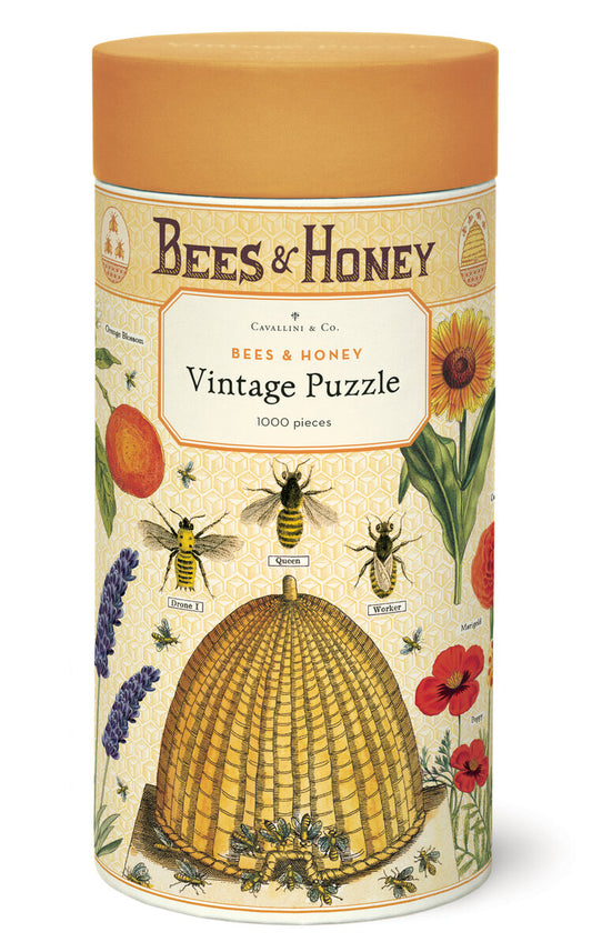 Bees & Honey Vintage Puzzle