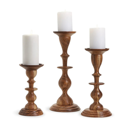 Hand-Crafted Pillar Candleholders