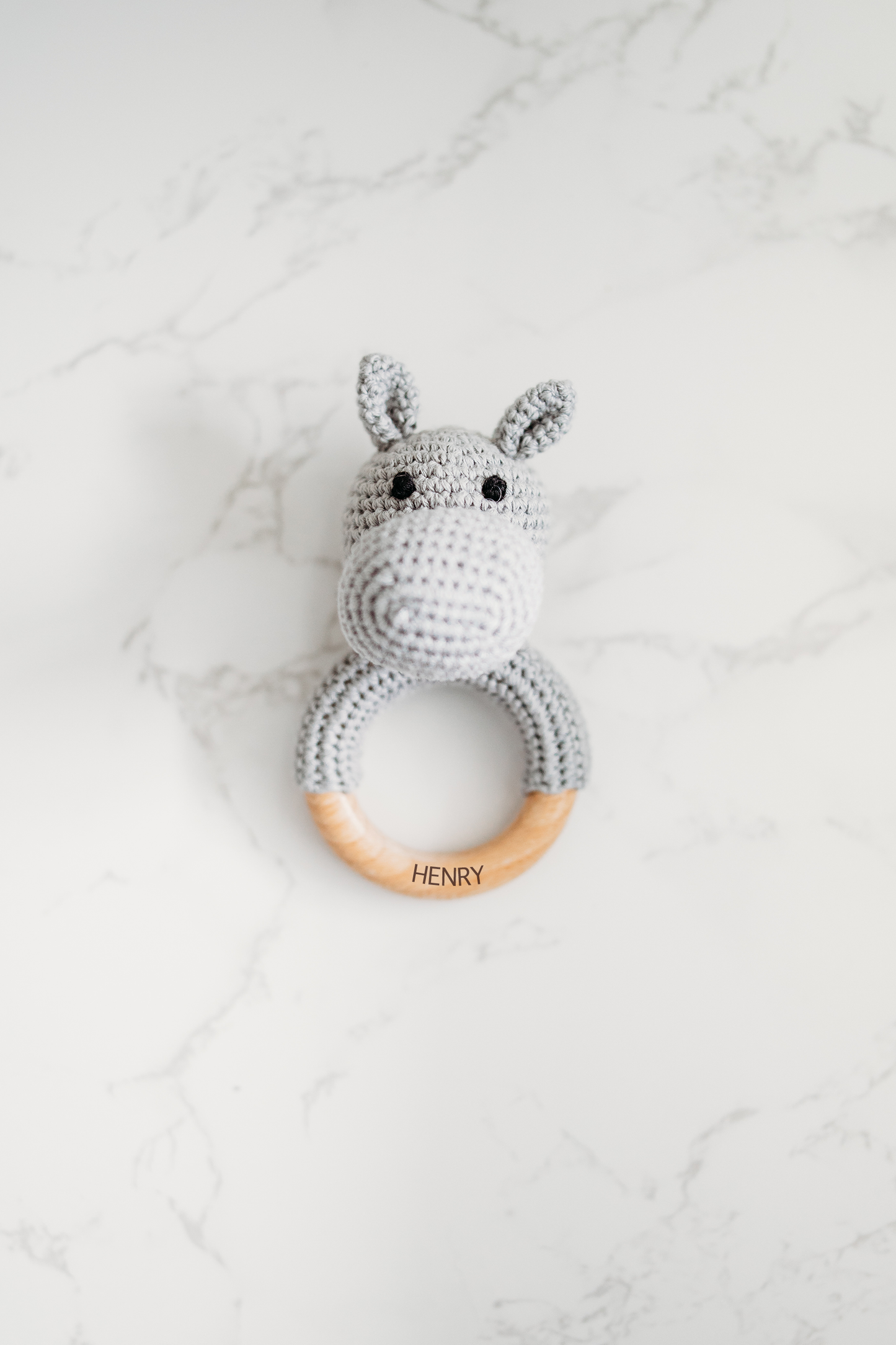 Baby Rattle, Crochet Baby Rattle, Animal Rattle: Giraffe