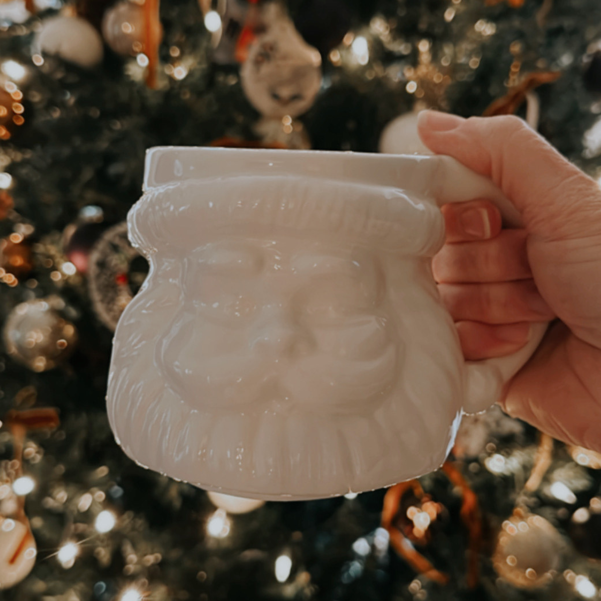 Santa Coffee Mug - Christmas Decor & Gifts