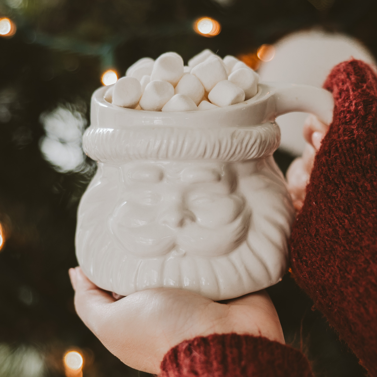 Santa Coffee Mug - Christmas Decor & Gifts