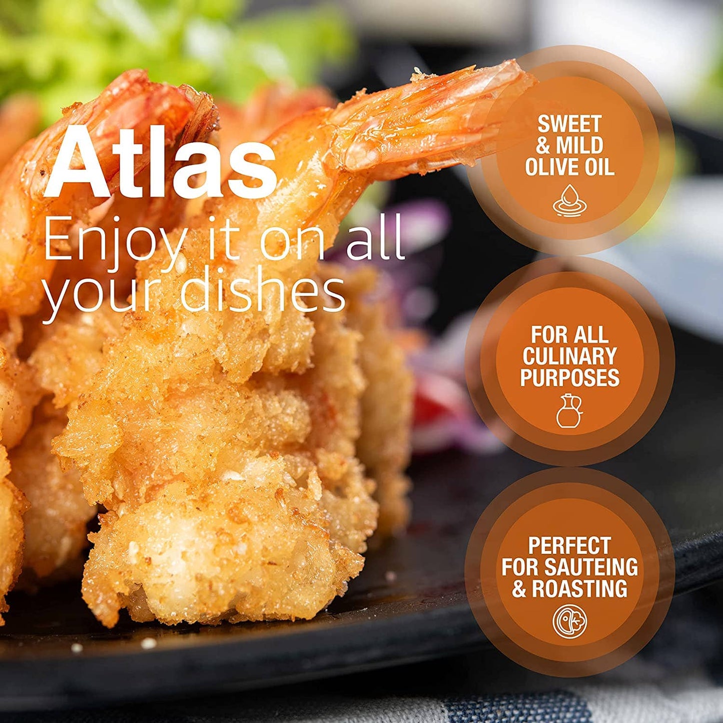 Atlas Organic Extra Virgin Olive Oil | Glass bottles: ATLAS 1L