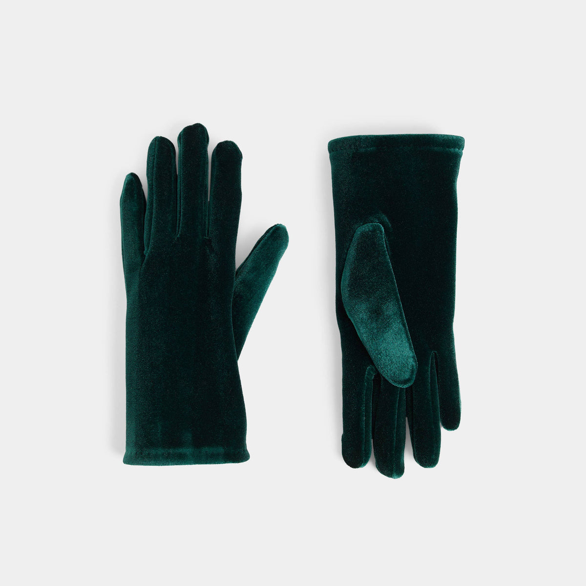 Velvet Dream Touchscreen Gloves: Emerald