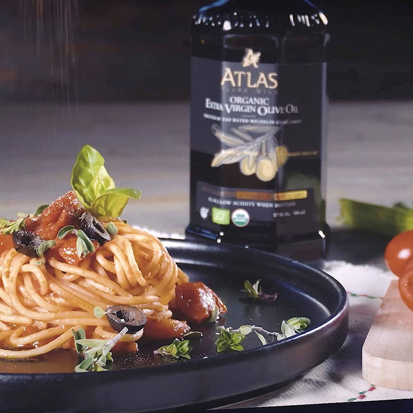 Atlas Organic Extra Virgin Olive Oil | Glass bottles: ATLAS 1L