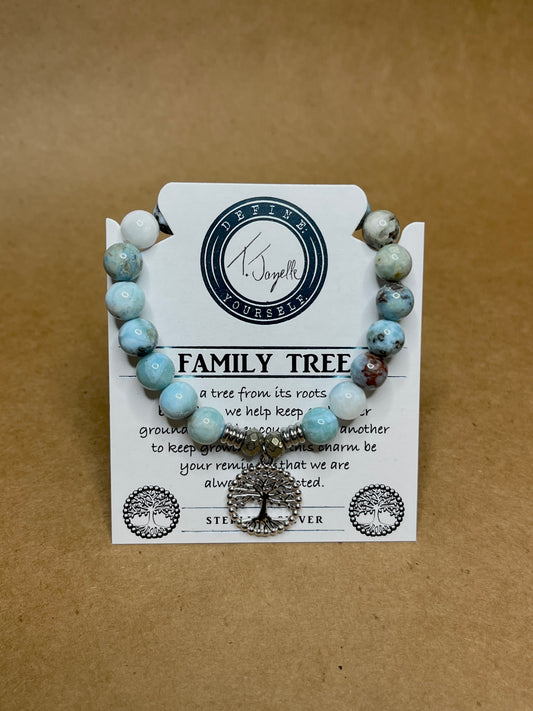 T. Jazelle Gemstone Charm Bracelets - Love & Family Collection