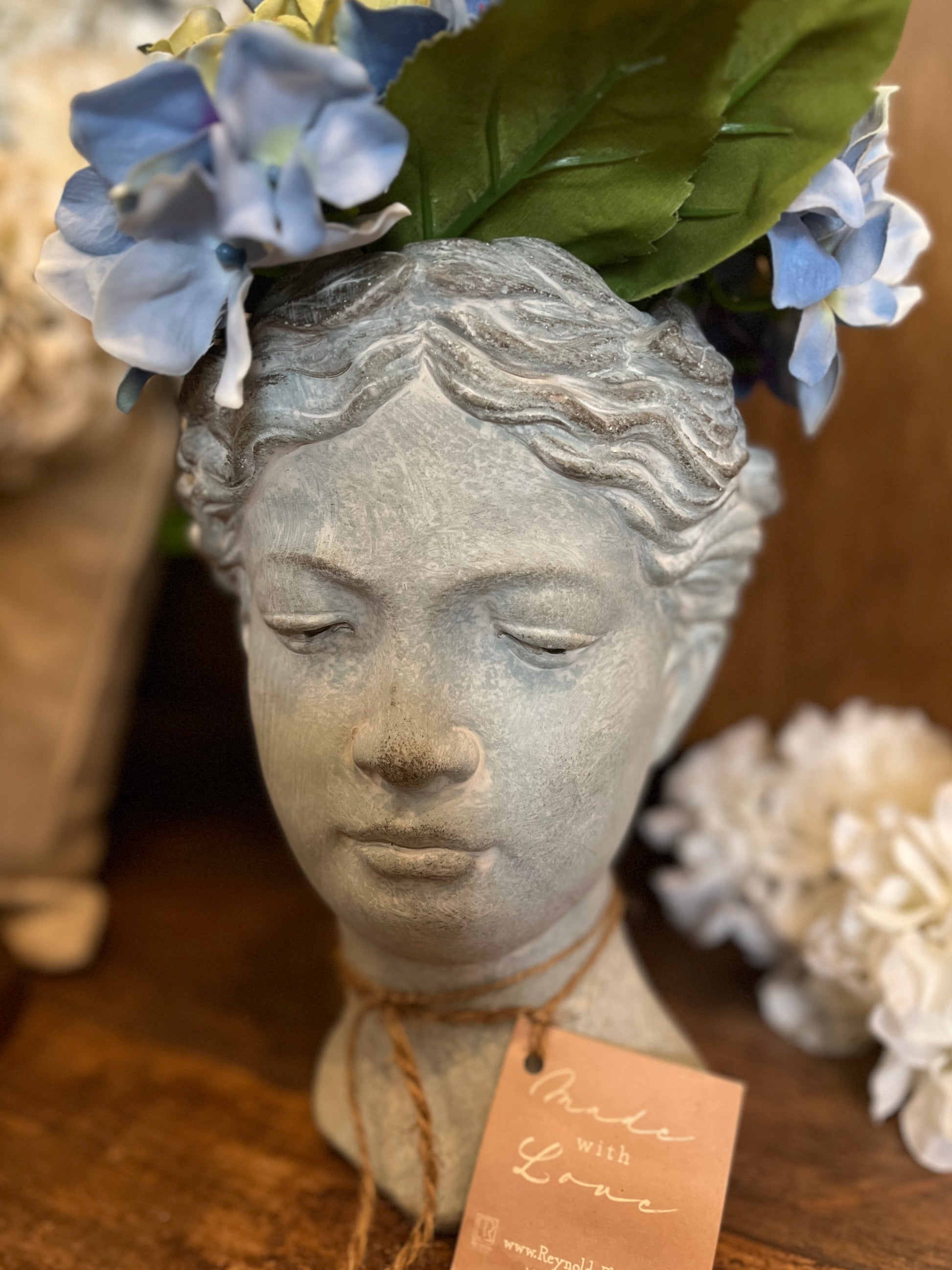 bust planter pot Goddess Bust Planter – Reynolds Home & Gift