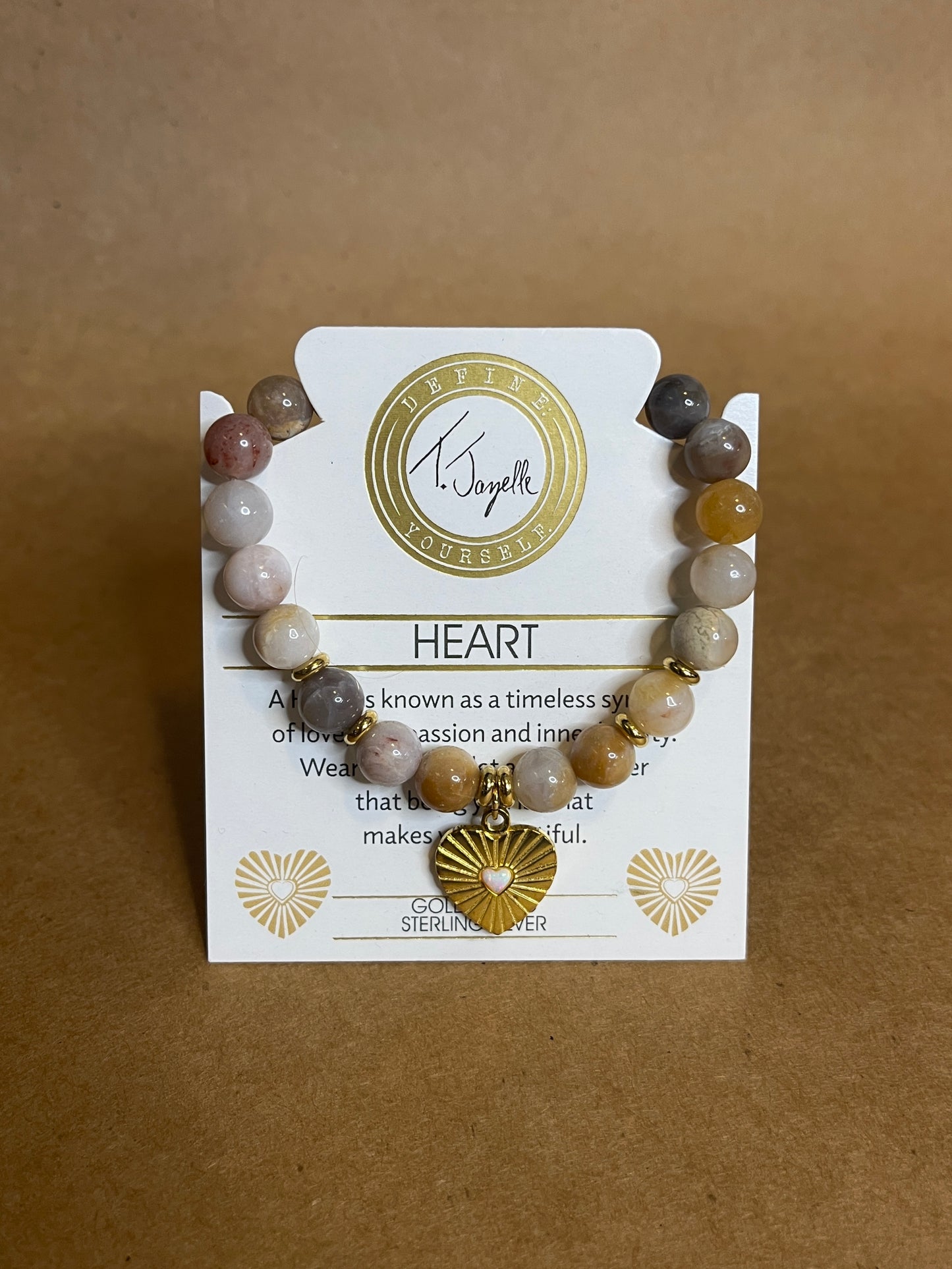 T. Jazelle Gemstone Charm Bracelets - Gold Charm Collection