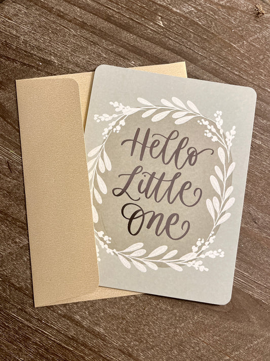 Hello Little One Novelty Card