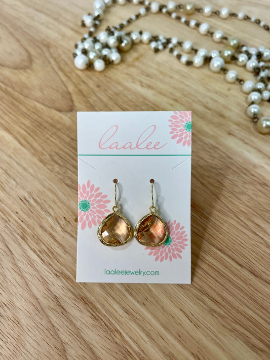 Blush & Gold Earrings - LaaLee