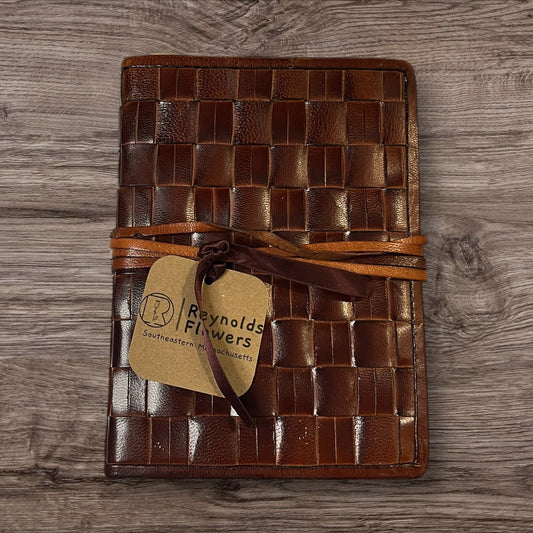 Woven Leather Journal